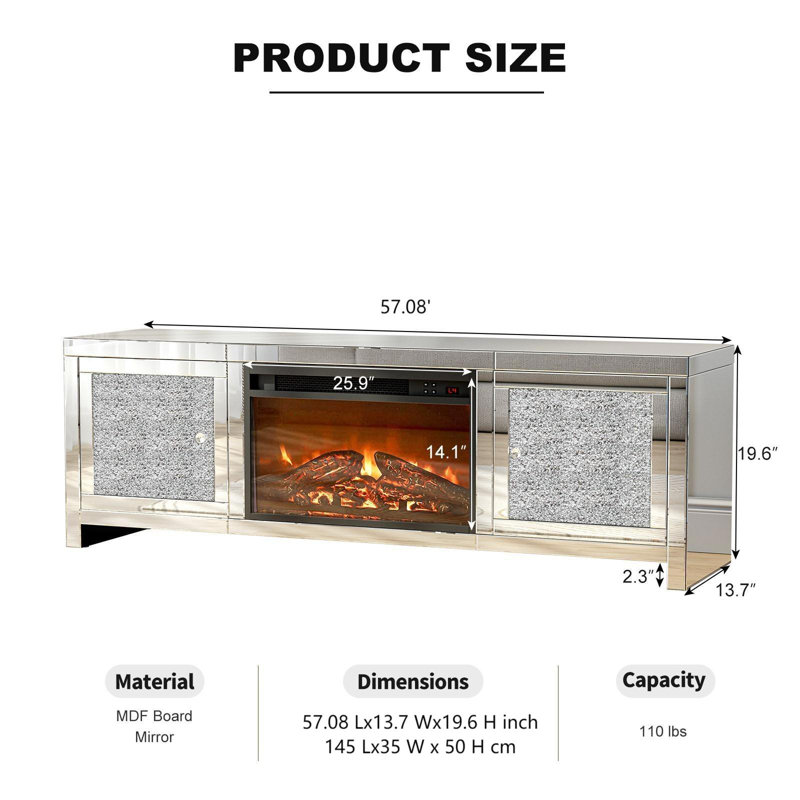 Crushed diamond microwave on sale